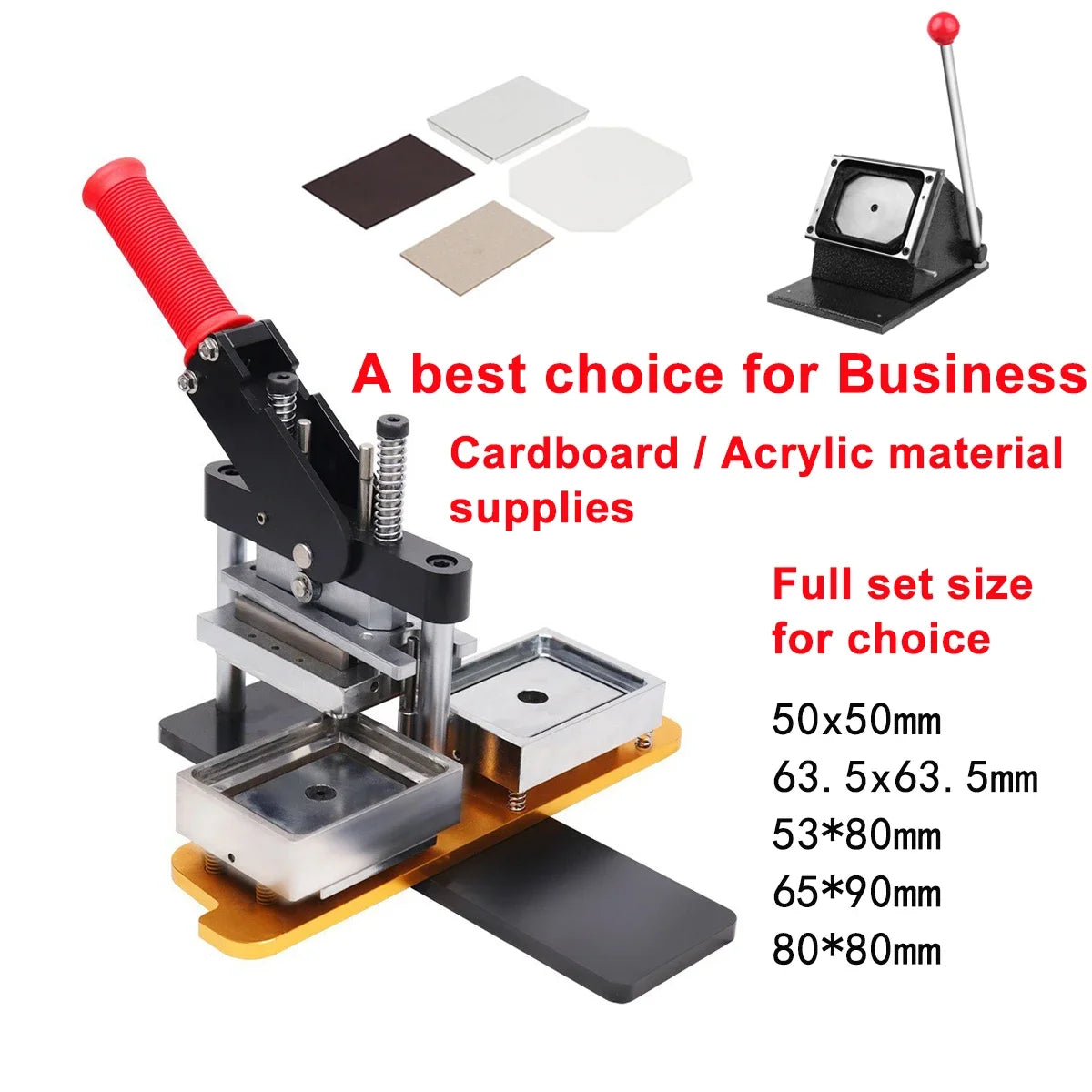 50-80mm DIY Fridge Magnet Maker Machine Rectangular 100Pc Magnet Materials Supply Paper Cutter Photo Refrigerator Sticker Making