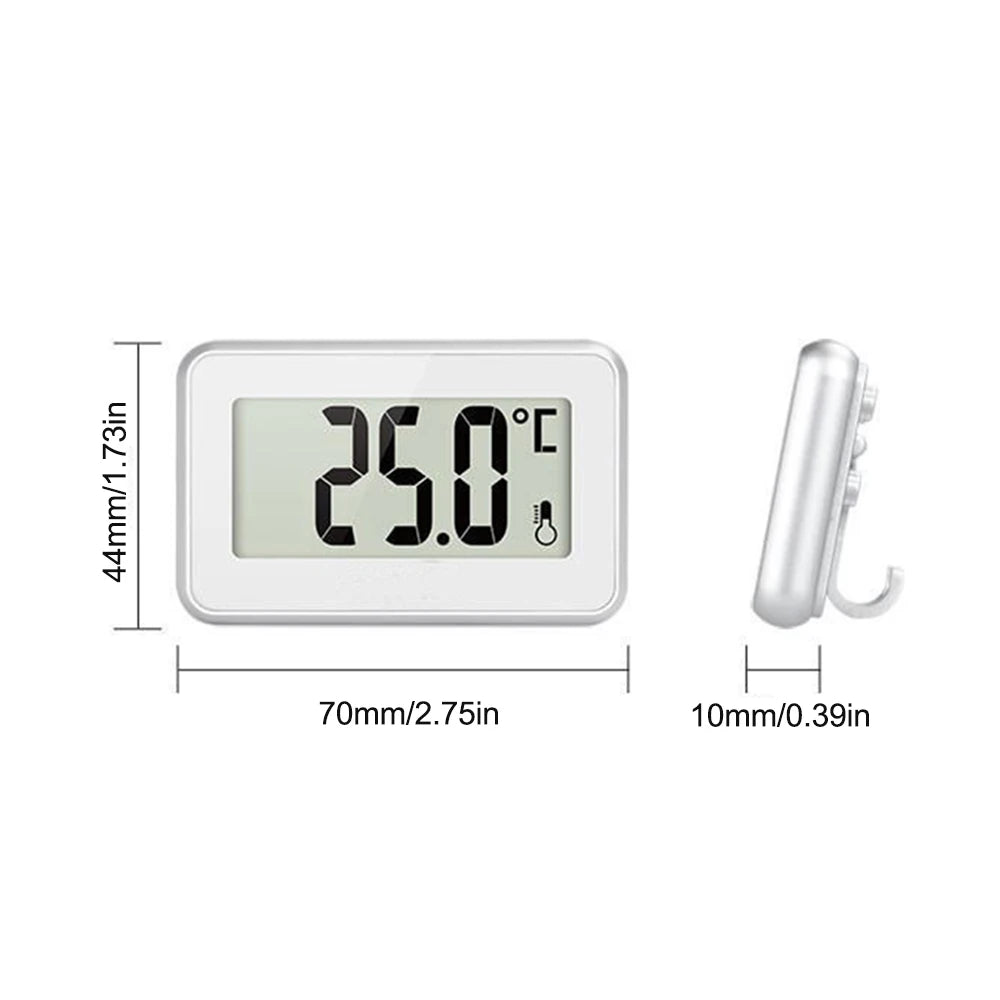 Electronic Refrigerator Thermometer Digital Freezer Room Thermometer Waterproof Fridge Temperature Monitor with Alarm Function