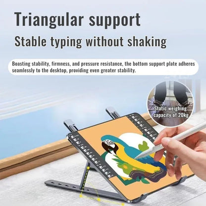 Adjustable Laptop Stand Portable Foldables Laptop Stand Ventilation And Cooling Computer Laptop Stand Tablet  Mobile Phone Stand