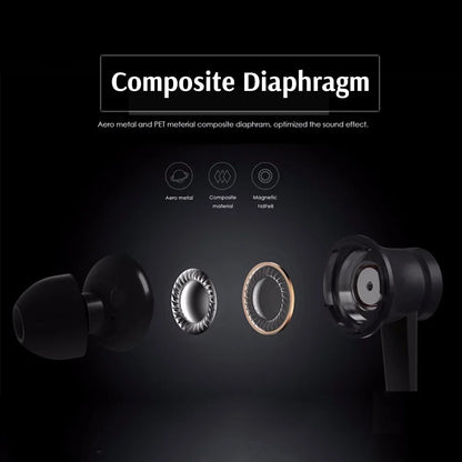 Xiaomi Mijia Smart Earphones Piston 3 Fresh Version In-Ear With Mic Wire Control For Mobile Phone For Xiaomi 5 5s 6 For Iphone