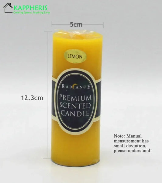 Flameless Pillar Candles Black Red Yellow Scented Candles Large Soy Wax Prayer Church Candles Aromatherapy