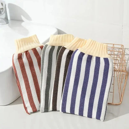 Bath for Peeling SPA Exfoliating Shower Brush Washcloth Body Cleaning Scrubber Mitt Rub Body Wash Gloves Back Shower Bath Towel
