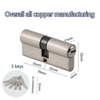 Indoor bedroom doors and windows 60 70 80 mm lock cylinder Smart door locks Electronic lock House door locks