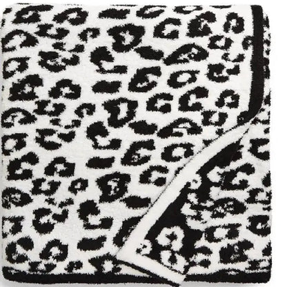 Super Soft Leopard Print Blanket, Warn Knitted Fleece Blanket, Sofa Nap Lightweight Blanket