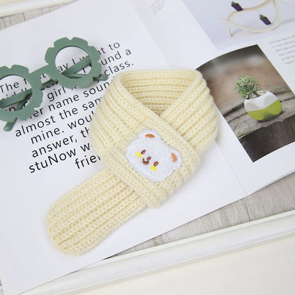 Puppy Accessories Pet Supplies Wool Puppy Scarves Pet Cat Scarves Keep Warm In Autumn Winter Pet Supplies Pet Scarves Product