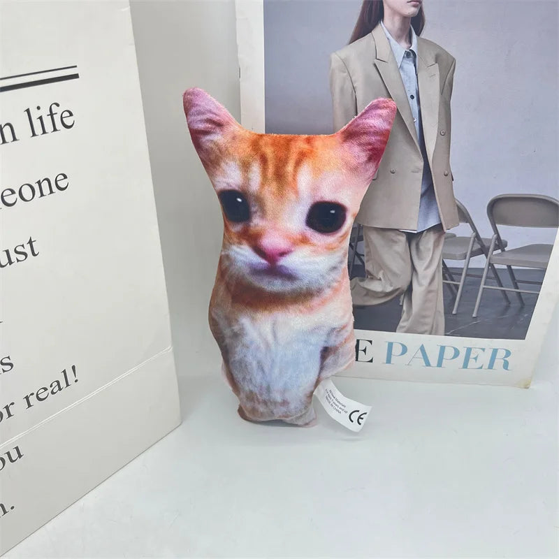 Cute El Gato Cat Plush Toys Wowwow Cat Dolls Plushies Simulation Stuffed Animals Birthday Holiday Gift Kids Collectible Toy