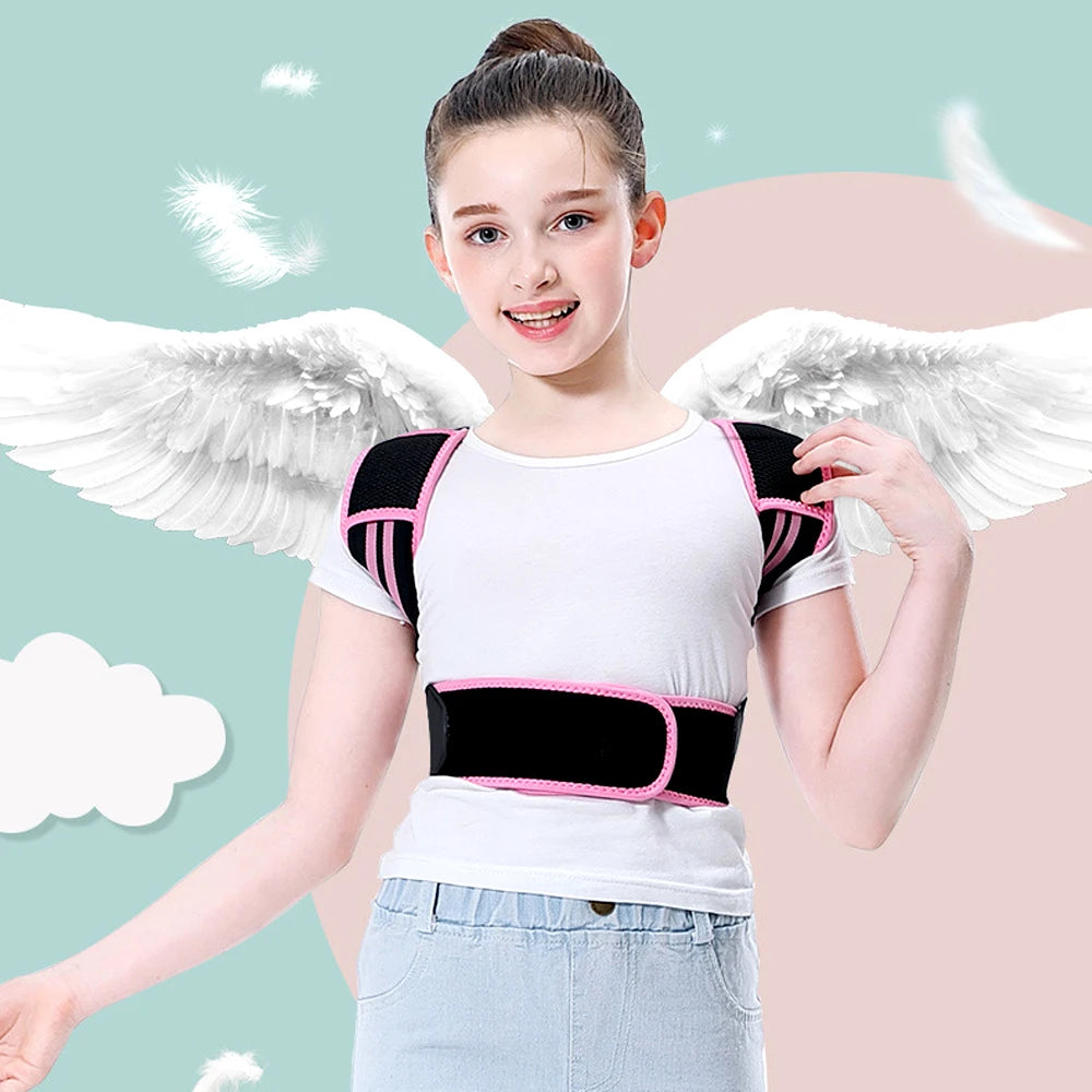 TIKE Children Back Posture Corrector Orthopedic Corset Shoulder Lumbar Wasit Support Correction Kids Teens Straighten Upper Belt