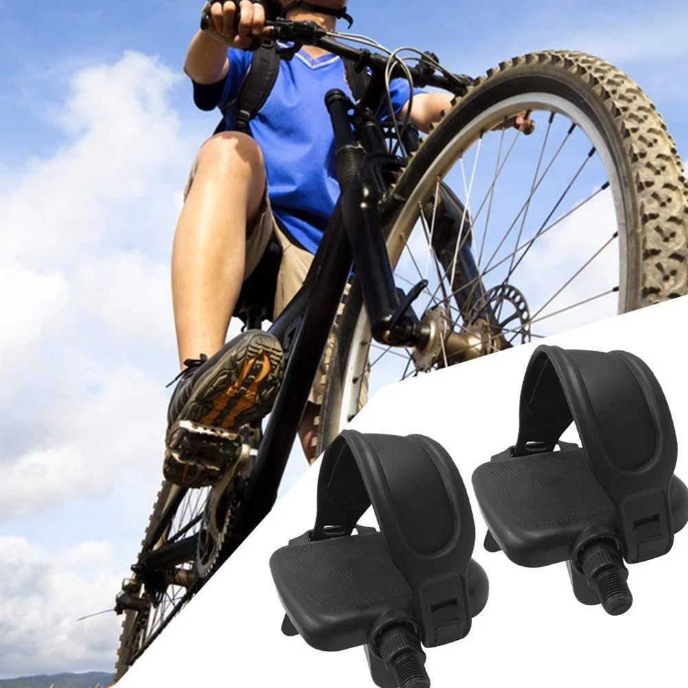 8PCS Exercise Bike Pedal Straps, Adjustable Pedal Straps Foot Pedal Straps for Exercise Bike Home or Gym