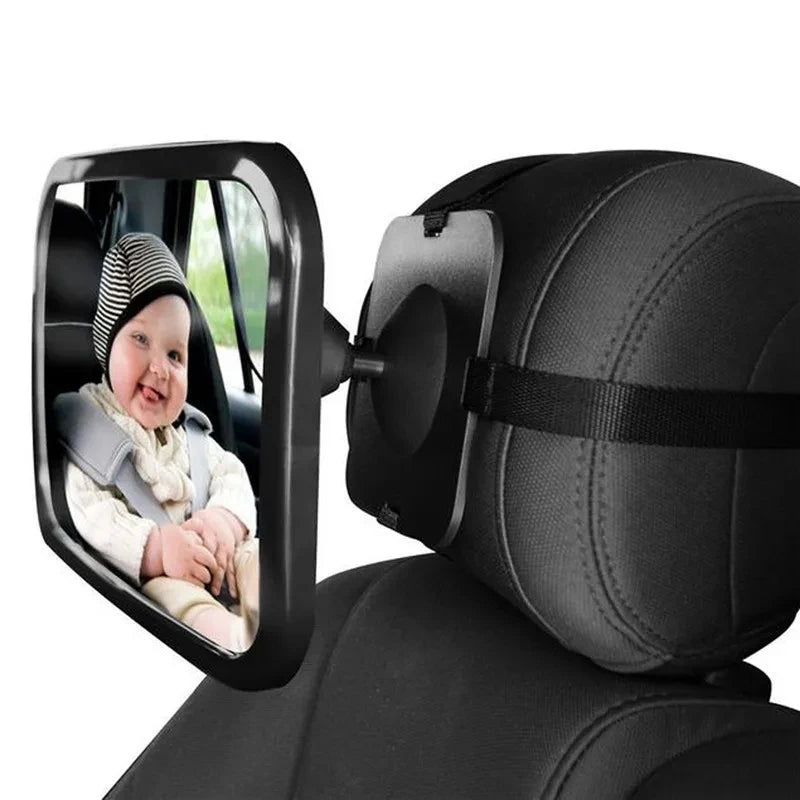 Baby Car Mirror Adjustable Car Back Seat Rear View Mirror 360° Rotation For Rear Facing Infant Safety Monitor Accessories New