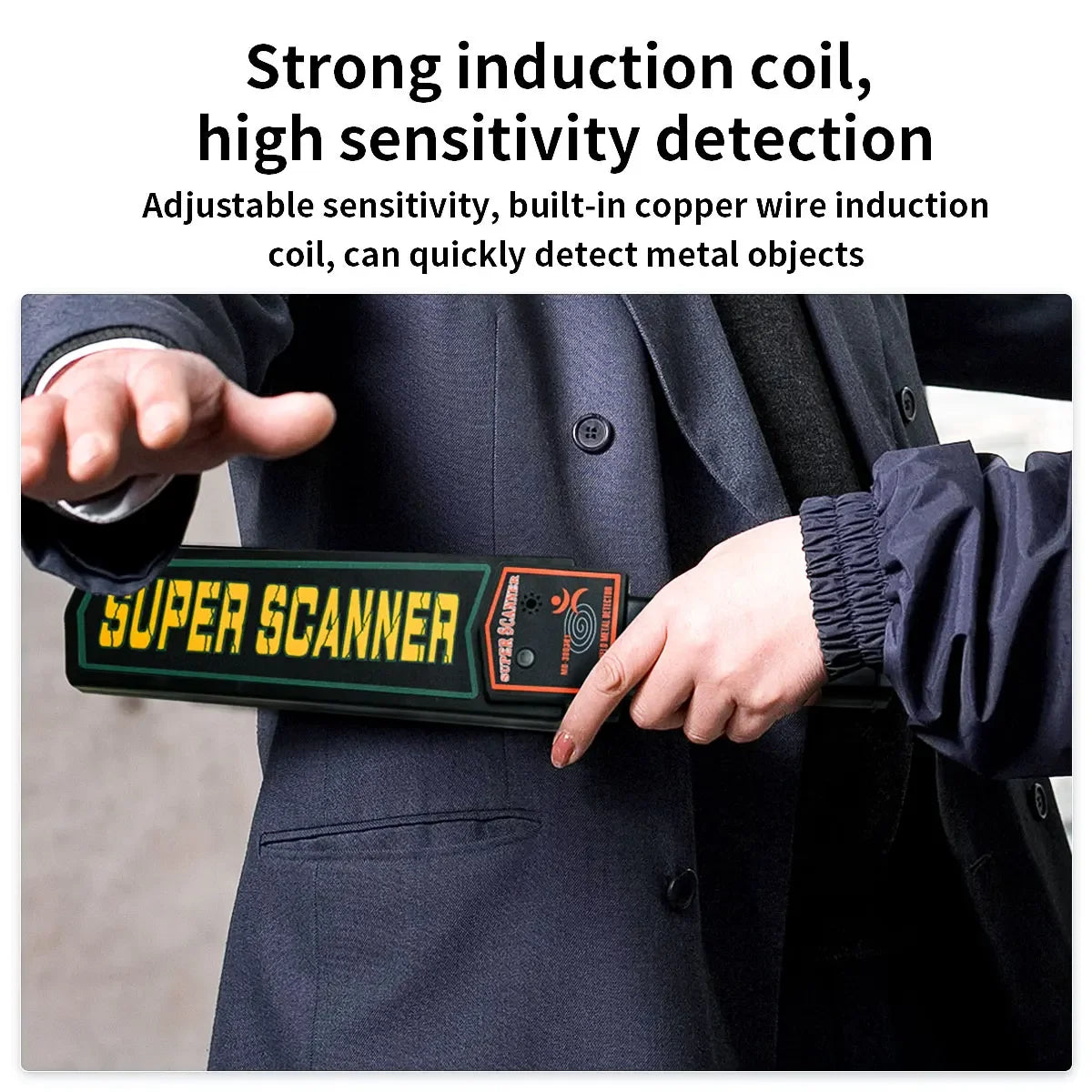 Metal Detector Handheld Metal Detection Outdoor Gold Finder Portable Scanner Depth Wall Detector Safe Checking Tool