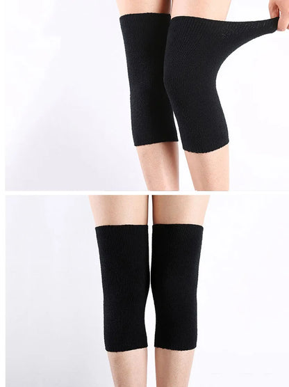 1 Pair Winter Warm Knee Pads Leg Support For Universal Knee Pads For Pain and Joint Pain Holding the Heat Soft and Comfortable