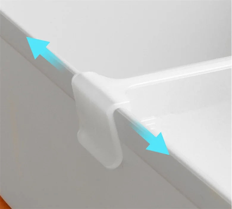 Refrigerator Storage Partition Board Fridge Kitchen Organization Home Divider Storage Splint Kitchen Bottle Can Shelf Organizer