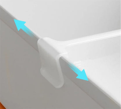 Refrigerator Storage Partition Board Fridge Kitchen Organization Home Divider Storage Splint Kitchen Bottle Can Shelf Organizer