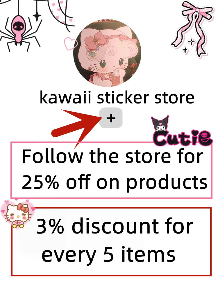 Stitch Card Sticker Kawaii Student Accessories Matte Water Proof Student Study Supplies Stationery Exquisite Patch Birthday Gift