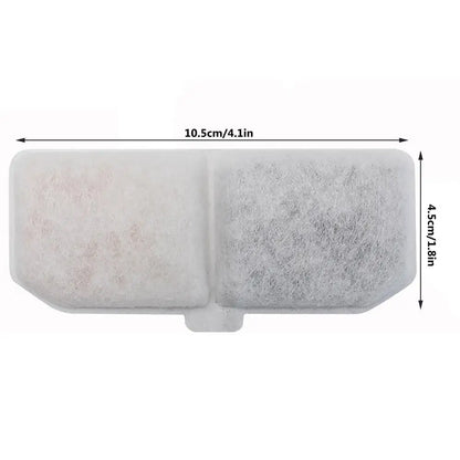4/10Pcs Dog Feeders Fountain Filters Cat Water Replacement Filter for Pet Fountain Filtration System Pre-Filter Sponges
