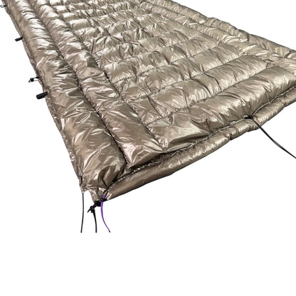 Jolmo Lander Hammock Down Under Quilt, Backpacking Down Quilts, Camping Down Sleeping Bag, 800fp, 3D Differential Cut, Halo250