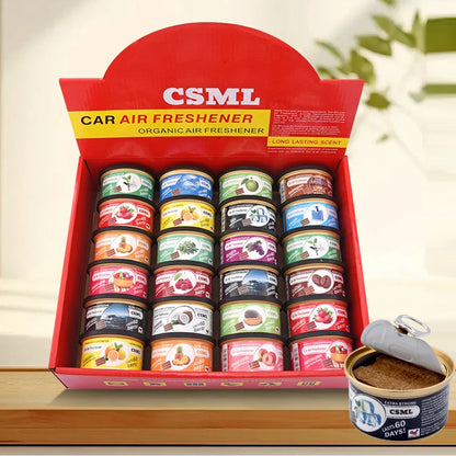 Car Air Fresheners Odor Eliminator Essential Long-Lasting Fragrance Lemon Cherry Ocean Strawberry Cologne Aromatherapy