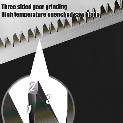 Saw Woodworking Hand Tools 14" Pocket Folding Saw SK5 Wood Saw,13/14TPI Double Edges Pull Saw Portable Camping Saw Flush Cut Saw