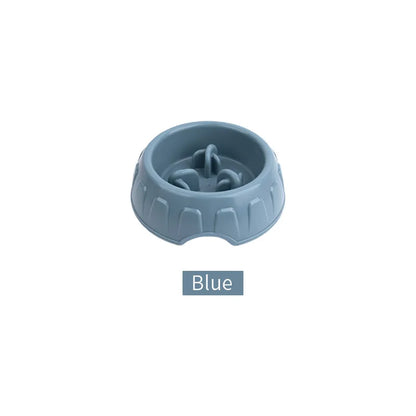 Pet Slow Food Bowl Dog Anti-choking Anti-slip Anti-tipping Slow Food Basin Small Medium-sized Pet Supplies