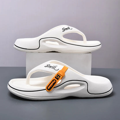 Flip Flops Mens Thong Sandals Summer 2025 New Men Shoes Thick Bottom EVA Non-slip Slide Slippers Outdoor Indoor Couples Shoes