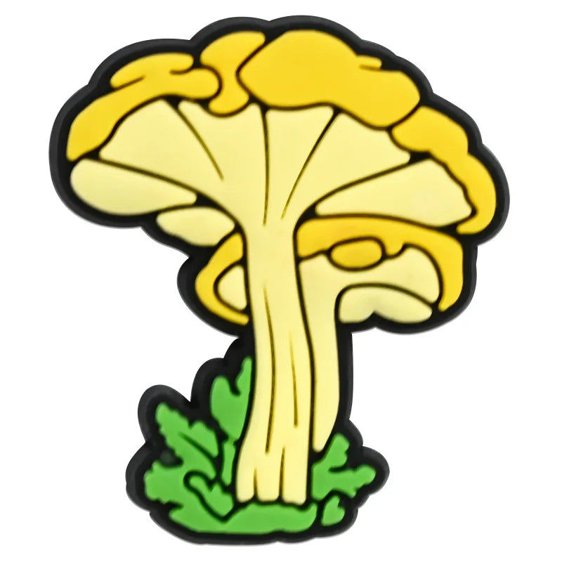 Cute Mushroom Shoe Charms Decoration for Crocs Pin Accessories Bracelet Wristband Party Party Gifts