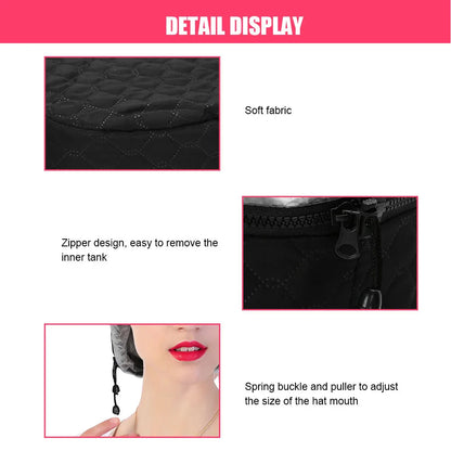 Household Electric Heating Hat Adjustable Hot Oil Treatment Hat for Hair Care Hat Headgear Heating Hat Hot Oil Treatment Hat