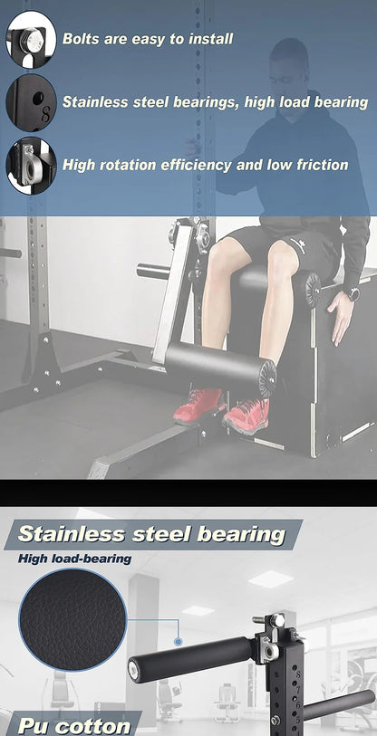 Seated Leg Extension and Curl Machine for Effective Leg Muscle Training Adjustable Leg Extension Attachment Leg Fitness