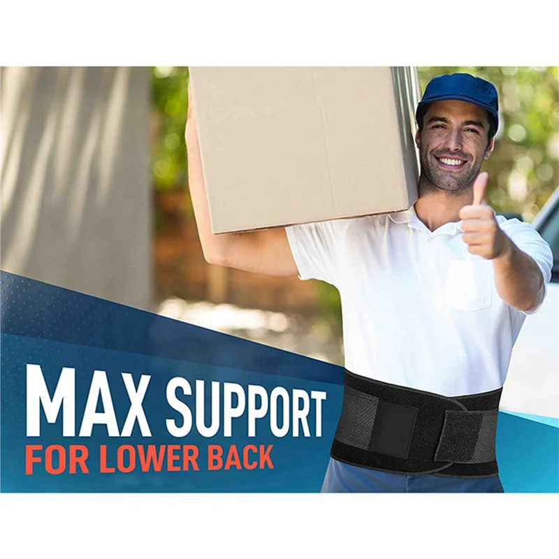 BHBD-Back Brace For Lower Back Pain, Back Support Belt For Women & Men, Breathable Lower Back Brace With Lumbar Pad(S) Durable