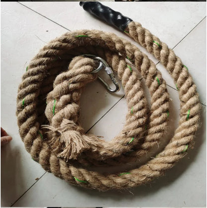 38 MM*4/6/9 M Professional Climbing Rope Strong Jute Rope Mountain Climbing Training Cord Outdoor Sports Accessories