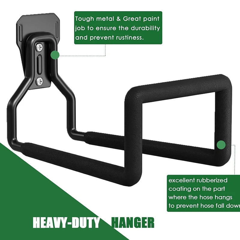 Metal Hook Rust Proof Hanger Wall Hooks Hangers For Water Air Hydraulic Hose Ropes Extension Cords Garden Hooks