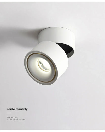 Led Spotlights Foldable Downlight Wall Spot Led Lamp Focos Ceiling Lamp Surface Mounted Indoor Lighting for Living Room Kitchen