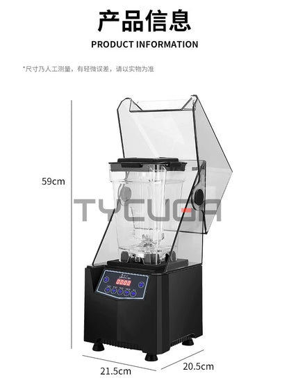 Commercial Blender Electric Ninja blender Fruit Food Ice Crusher Processor Smoothies Juicer Maker Crusher Grain Grinder 110-220V