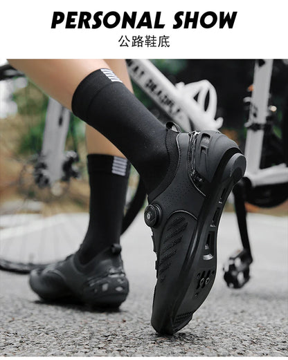 2024 Breathable Cycling Shoes Women's Mountain Bike Sneakers Road Bike Sneakers Men's Mountain Bike Sneakers
