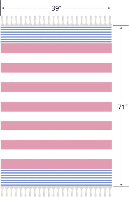 Turkish Beach Towels 39*7" Oversized  Quick Dry Sand Free  Bath  Pool Gym and Bathroom