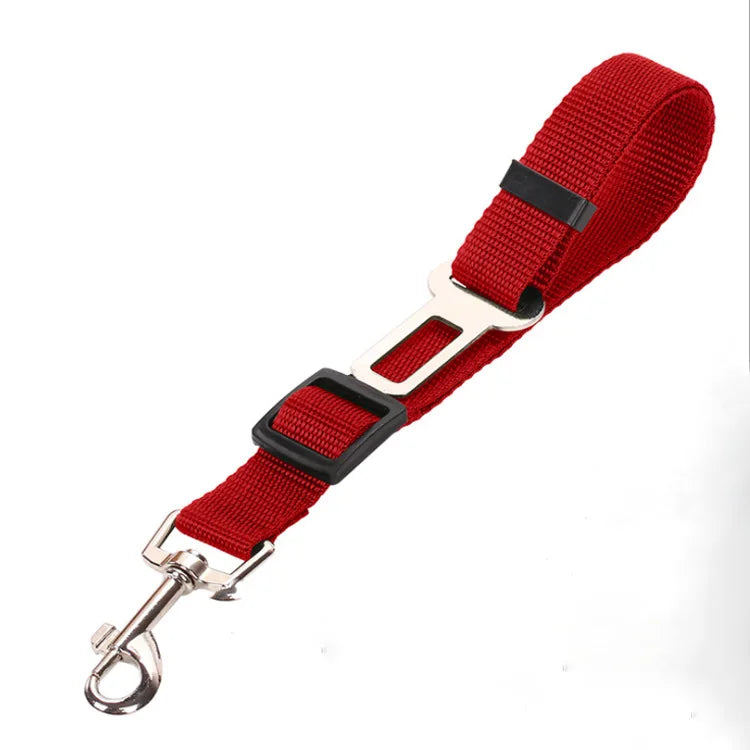 Pet Cat Dog Car Seat Belt Adjustable Safety Travel Clip Reflective Elastic Traction Rope French Bulldog Dog Accessories Supplies