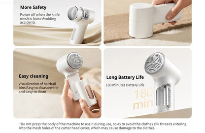 XIAOMI MIJIA Lint Remover 2 Rechargeable Cloth Fabric Shaver Fluff Pellet Remove Machine Shaving Removing Fluff USB Rechargeable