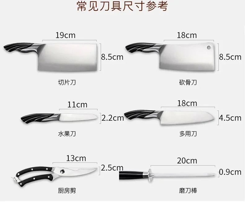 Kitchen Utensils Useful Things Knife Holder Kitchen Knives Stand Chef Accessories Home Items Storage Rack Dining