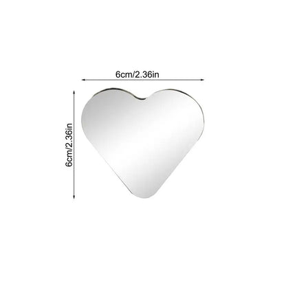 Side View Mirror for Car 1 Pair Blind Spots Mirror in Cute Heart Shape Rearview Mirror Auxiliary Car Accessories for Car SUVs