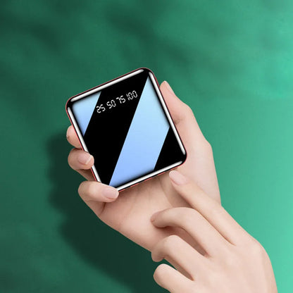 Power Bank 20000mAh Portable External Battery Powerbank Double USB OUTPUT With Flashlight Mini Power Bank For Smart Mobile Phone