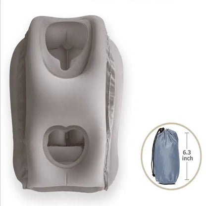 Inflatable Travel Sleeping Bag Portable Cushion Neck Pillow for Men Women Outdoor Airplane Flight Train Sleeping Easy