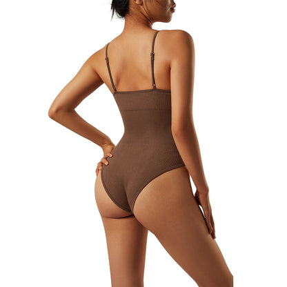 Shapewear Women Bodysuits Underwear Slimming Bodysuit Women Sexy  Body Shaper Strap High Girdle Slimming Sheath Tummy Shapewear