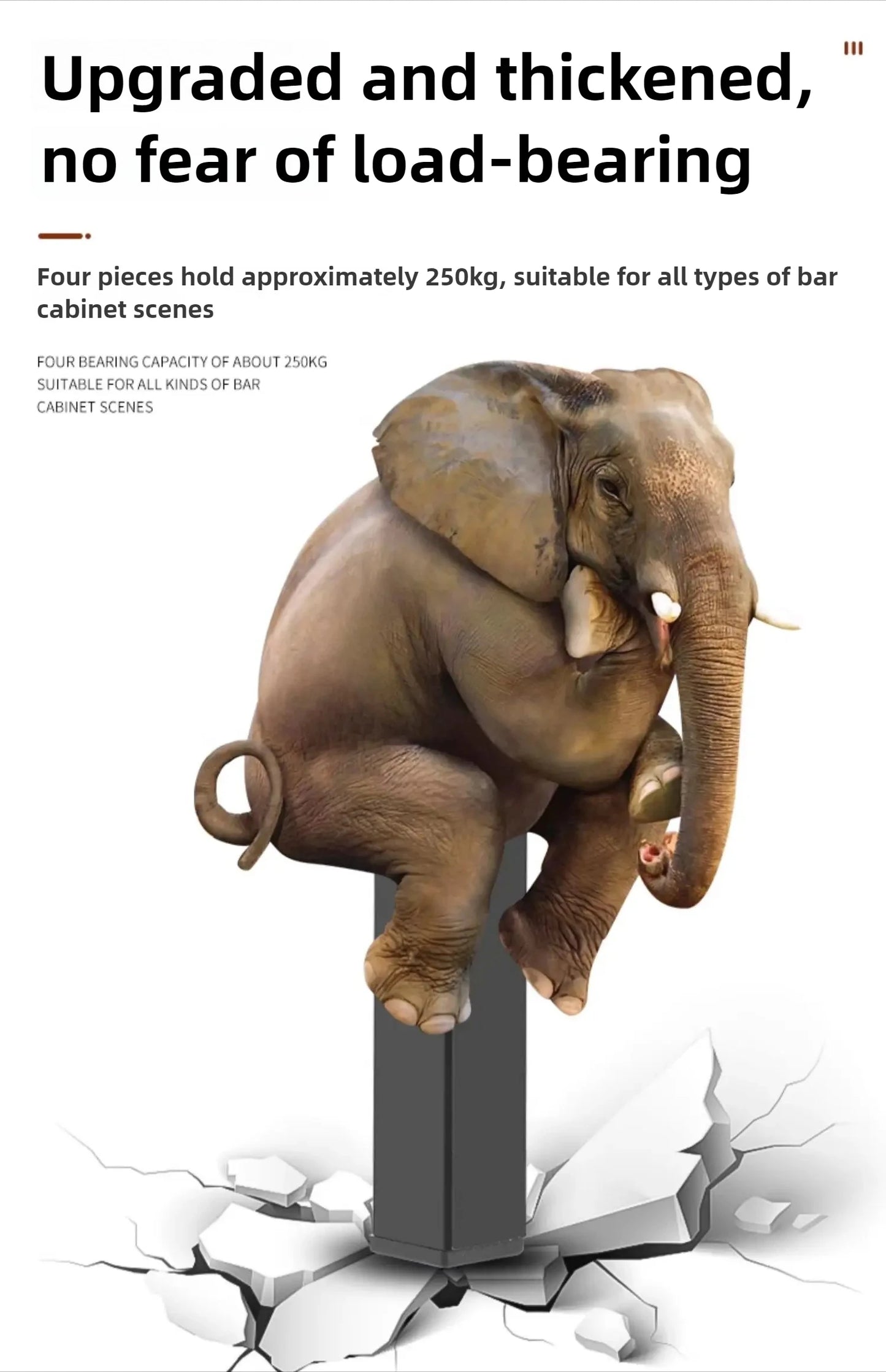 Foldable Table Leg Supports Thickened Sturdy Bases Anti-Slip Wear-Resistant Silent Foot Pads Heavy-Duty Aluminum Alloy  Design