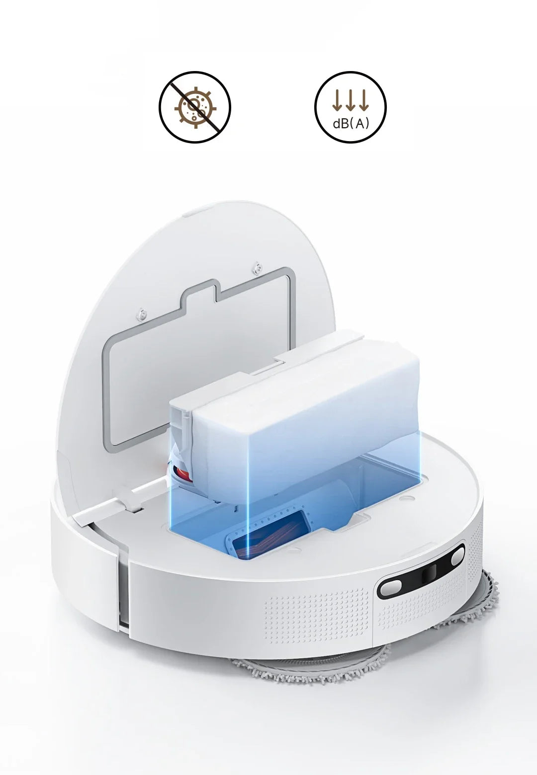 XIAOMI MIJIA H40 Self Robot Vacuum Cleaners Mop CN 6000PA Cyclone Suction Smart Home Sweeping High Speed Rotary Scrubbing