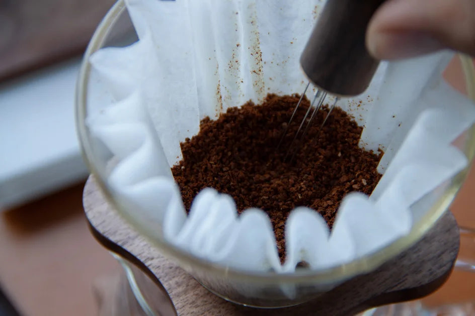 Espresso Coffee Stirrer Coffee Stirring Tool Coffee Powder Stirrer Needle Distributor Wood Handle Barista Hand Distribution Tool