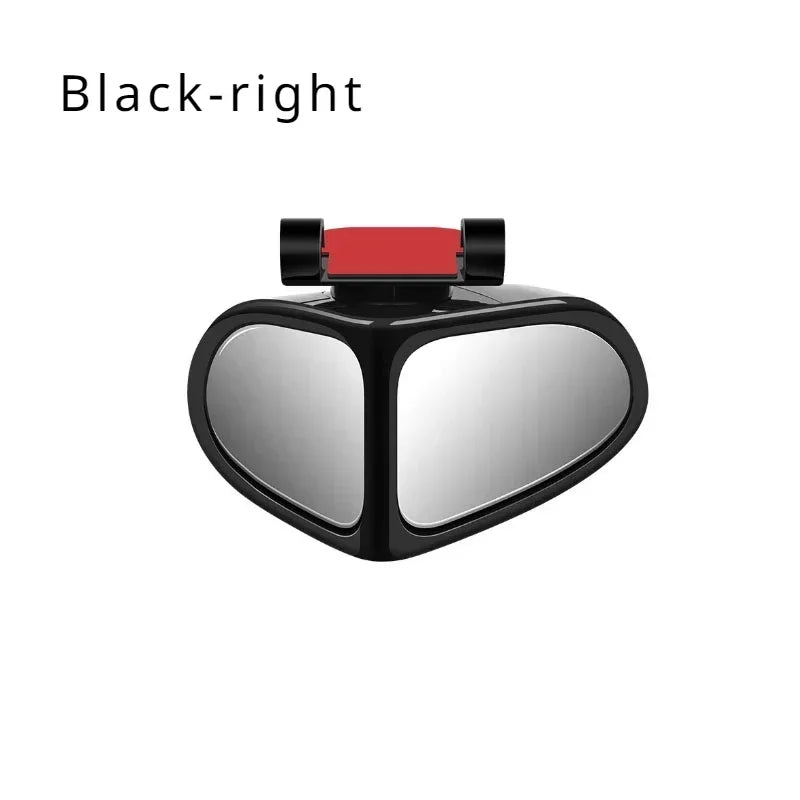 Car Rearview Mirror Blind Spot Mirror Front and Rear Wheels 360° Adjustable Wideangle Blind Spot Reflective Reversing