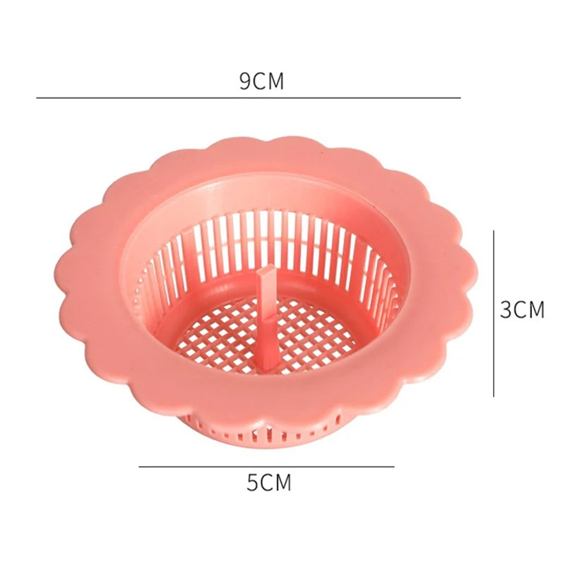 PP Kitchen Sink Strainers Plastic Dishwashers Grids Bathroom  Anti-clogging Leak Screen Small Compact Household Floor Drain Tool
