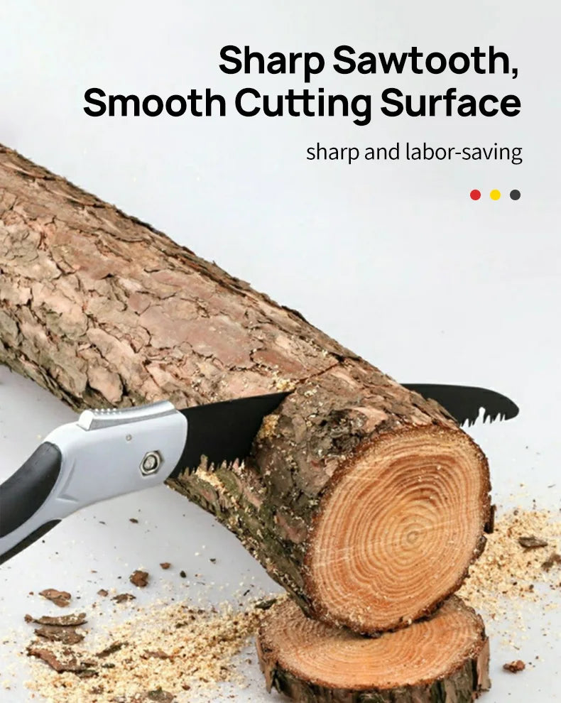 Folding Saw Woodworking Saw Household Hand Saw Fruit Tree Pruning Garden Saw Outdoor Wood Cutting Saw Tool Saw