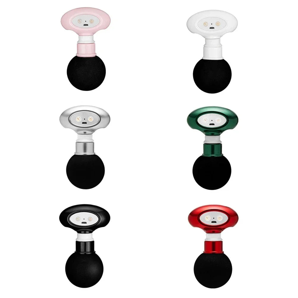 Portable Mini Pocket Wireless Massage Gun Electric Sport Handheld Fascial Gun Body Deep Tissue Muscle Vibration Fitness Massager