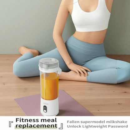 Electric Portable Blender Wireless Rechargeable USB Fruit Blender 600ML Kitchen Mixer Machine Traveling Juicer Cup Fruit Blender