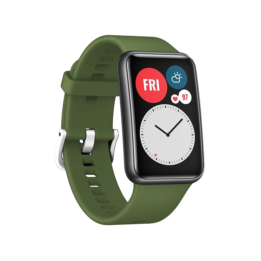 Silicone Strap For Huawei Watch Fit New Original Band Smart Watch Replacement Huawei Fit Watchband For Huawei Watch Fit Correa